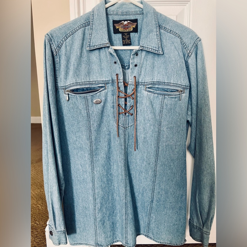 Genuine Harley Davidson Denim Shirt